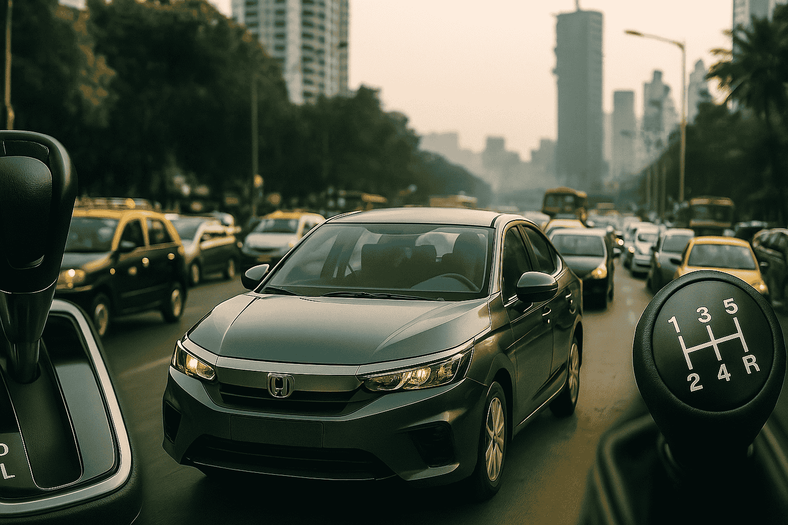 Automatic vs Manual: Which Honda Car Transmission is Best for Mumbai Traffic?