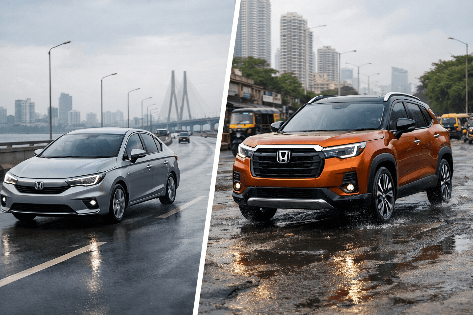 Honda Sedan vs SUV: Which Honda Car Is Best for Mumbai Roads?