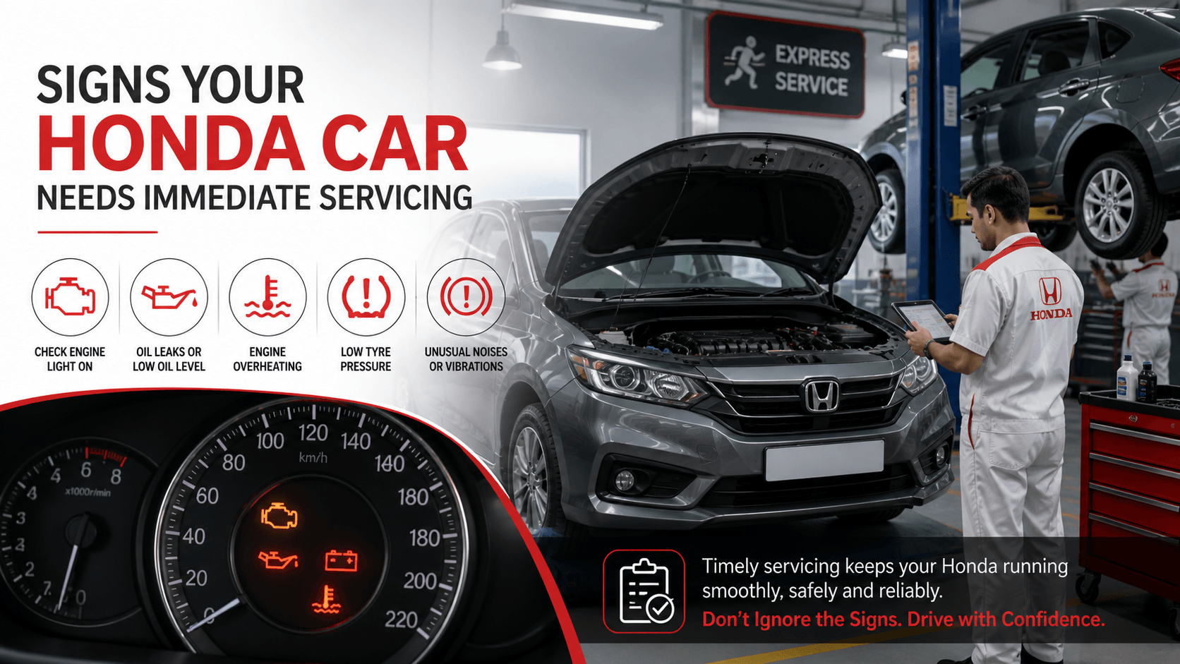 Signs Your Honda Car Needs Immediate Servicing
